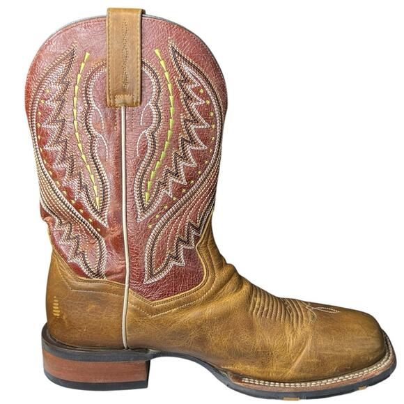 Dan Post Men’s Dugan Brown Western Cowboy Boots Size US 10 D - Picture 4 of 11
